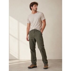 First Tactical Cargo Pants Mens 34x36  Green Ripstop Tactical Utility Trousers
